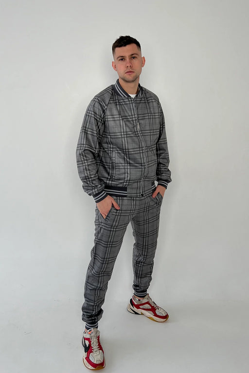 Checked Tracksuits for Men - Checked Tracksuit - MarryN